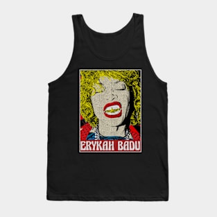 Erykah Badu 80s Pop Art Fan Art Tank Top